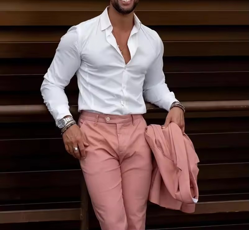 Men Formal Party Wear Outfit - Terno Clássico Masculino 2026 para Negócios