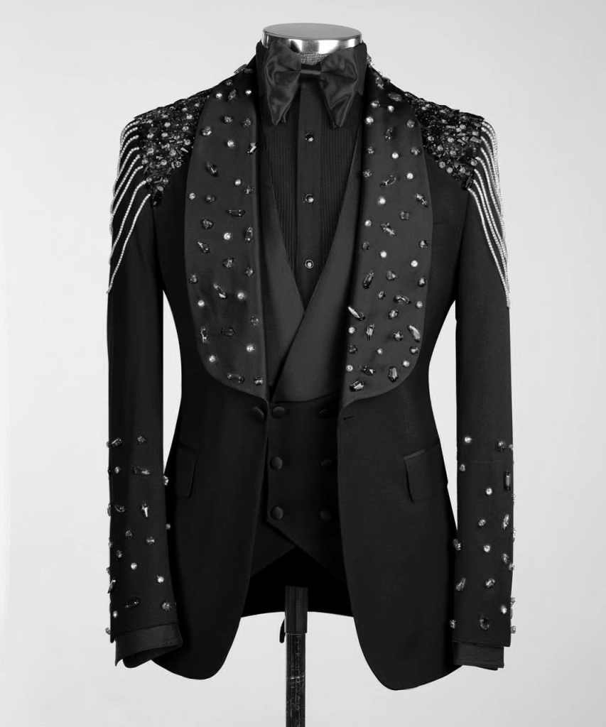 Men Formal Wear Modern - Ternos de casamento luxuosos sob medida