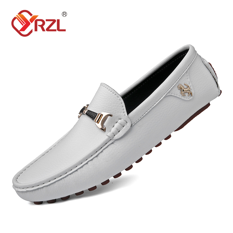 Men'S Luxury Formal Wear Brands - Yrzl mocassins masculinos sapatos de couro