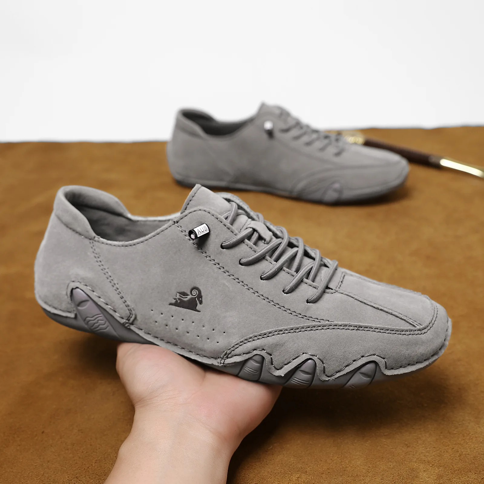 Men'S Luxury Formal Wear Brands - Deslizamento casual masculino em mocassins de