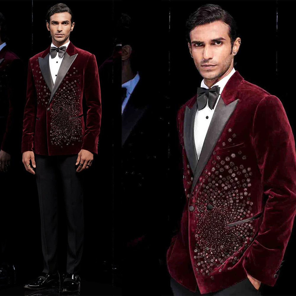 Men Formal Wear Modern - Novo designer de ternos de casamento