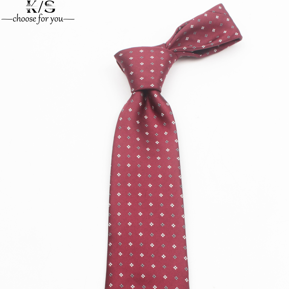 Gravata de bolinhas com listra - Men Formal Wear Shirts avaliação e preço