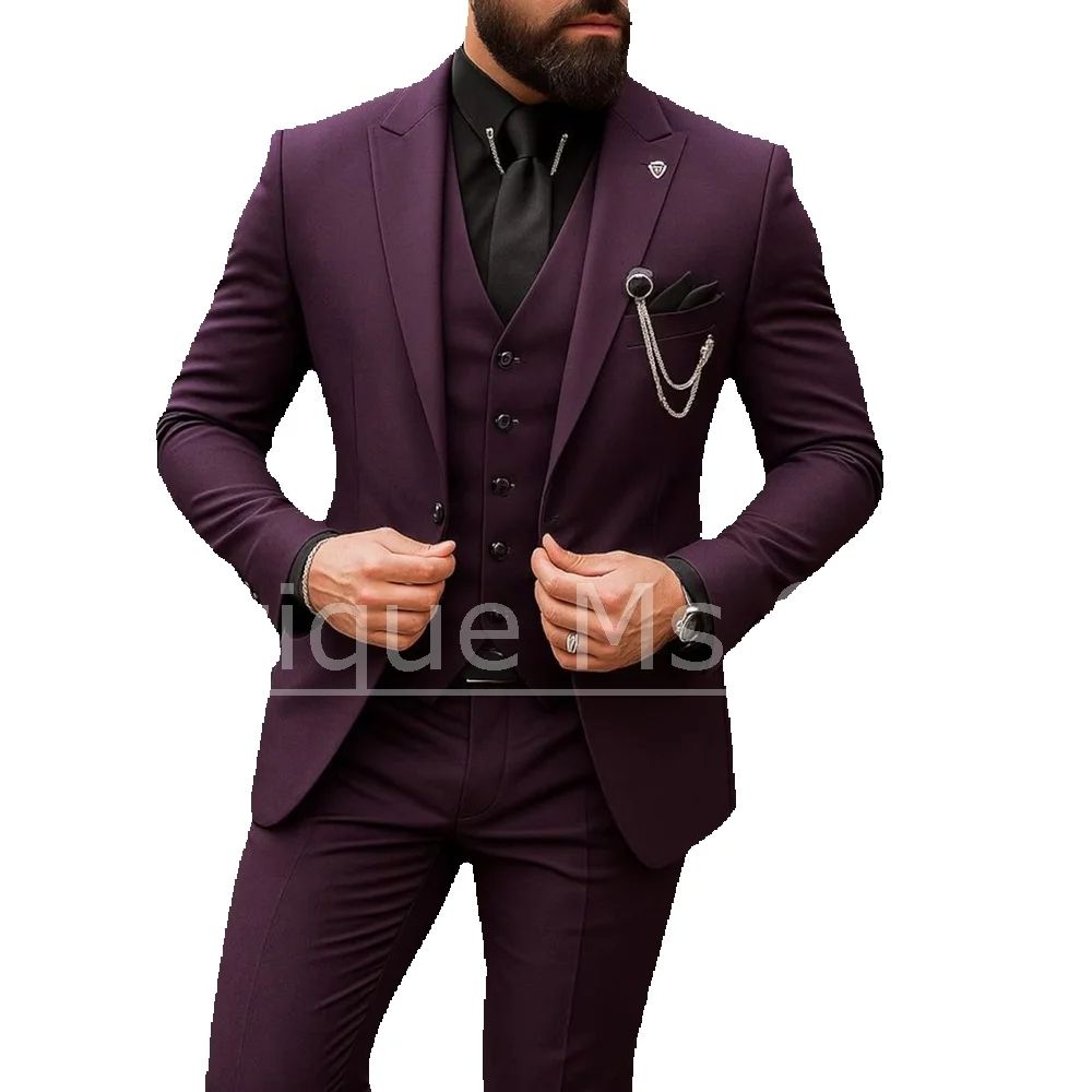 Terno Masculino de 3 Peças: Ja - Men Formal Party Wear Outfit avaliação e preço