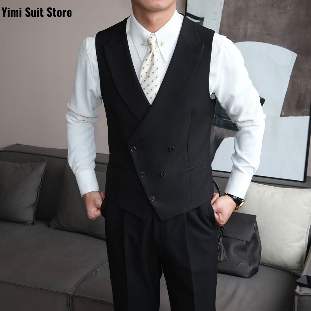 Preto de alta qualidade ternos - Men Formal Wear Modern avaliação e preço