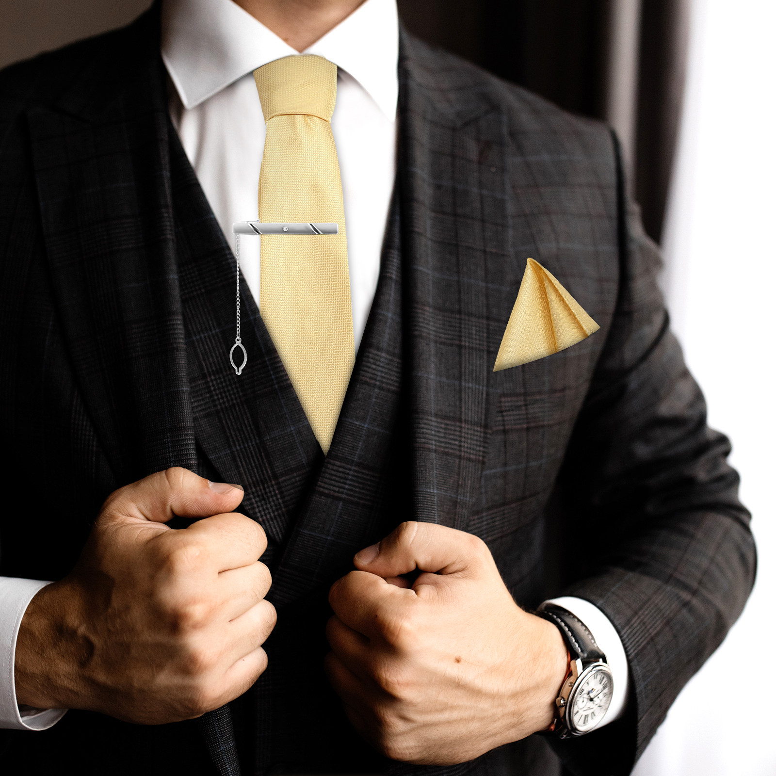 Conjunto de 5 Peças: Gravata,  - Pocket Square Set avaliação e preço