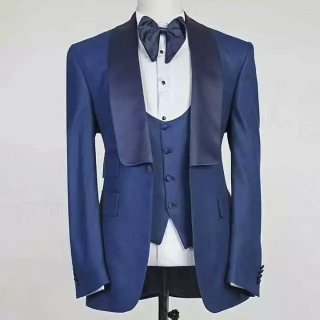 Conjunto de Terno Masculino Az - Men Formal Party Wear Outfit avaliação e preço