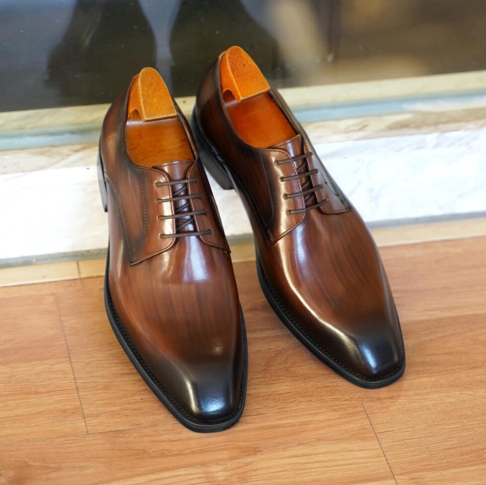 Sapatos Masculinos de Couro De - Men'S Luxury Formal Wear Brands avaliação e preço