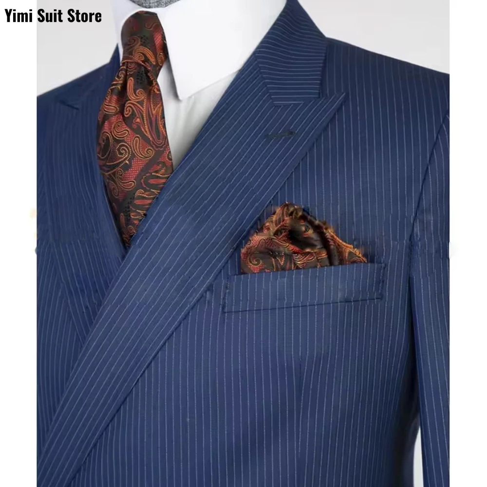Ternos masculinos listrados, 2 - Men Formal Wear Modern avaliação e preço