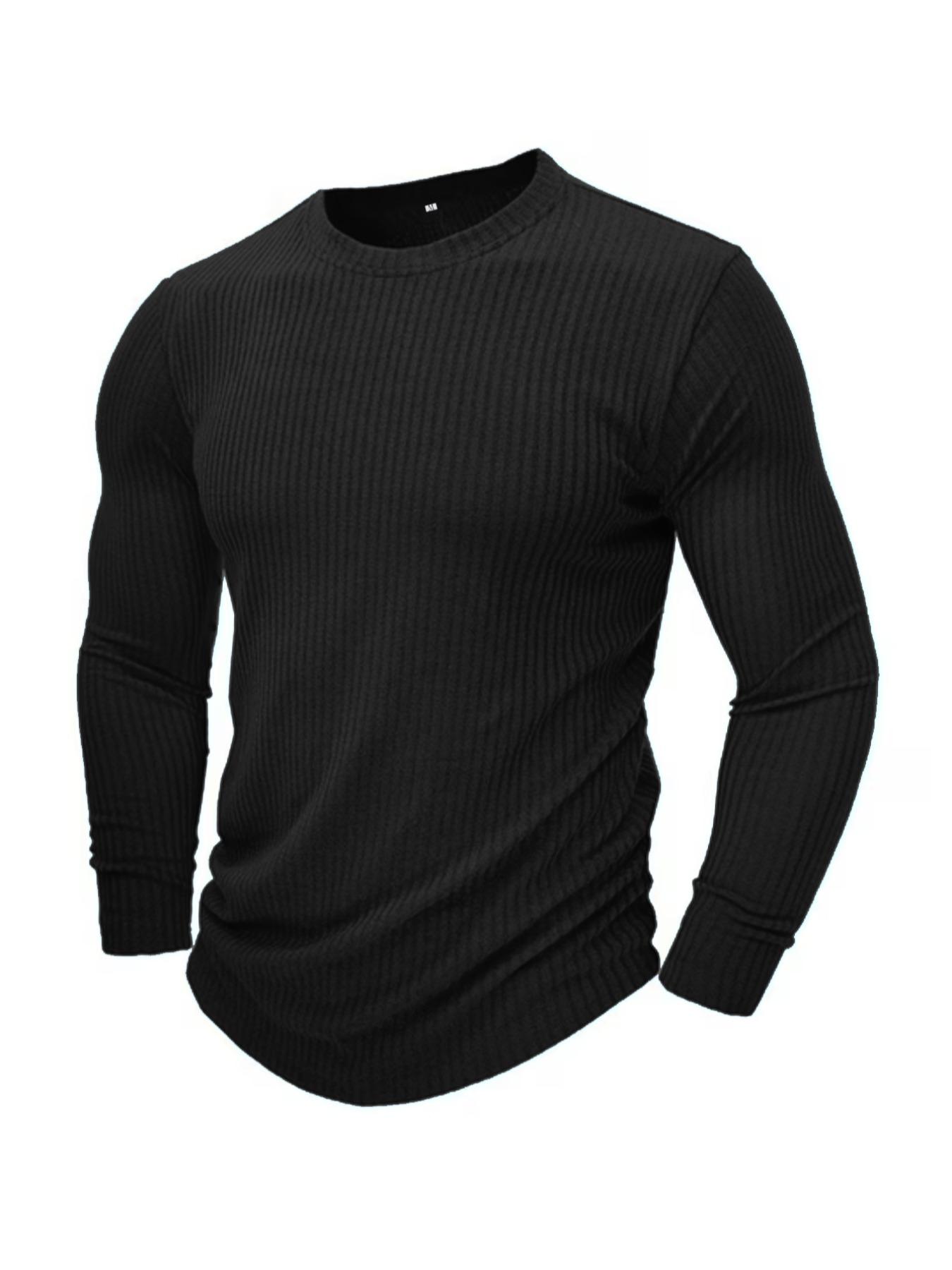 Camiseta de Malha de Manga Lon - Men Formal Wear Shirts avaliação e preço