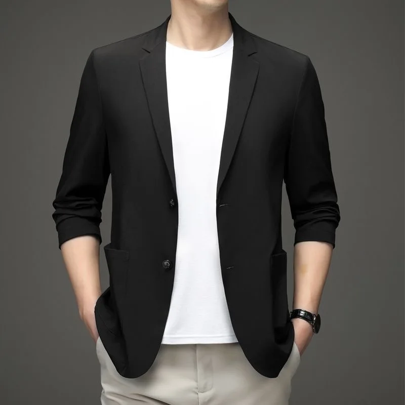 Blazers masculinos finos de ne - Men Formal Wear For Summer avaliação e preço