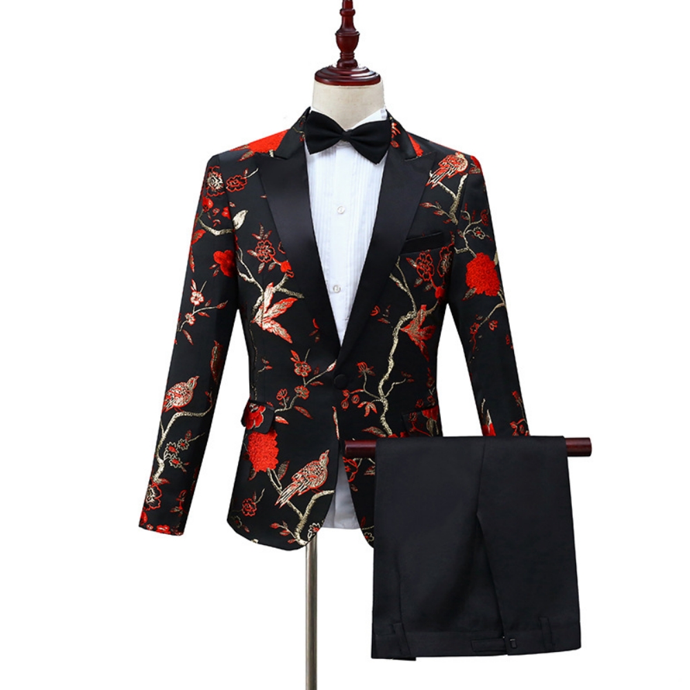 2026 novo requintado jacquard  - Men Formal Party Wear Outfit avaliação e preço