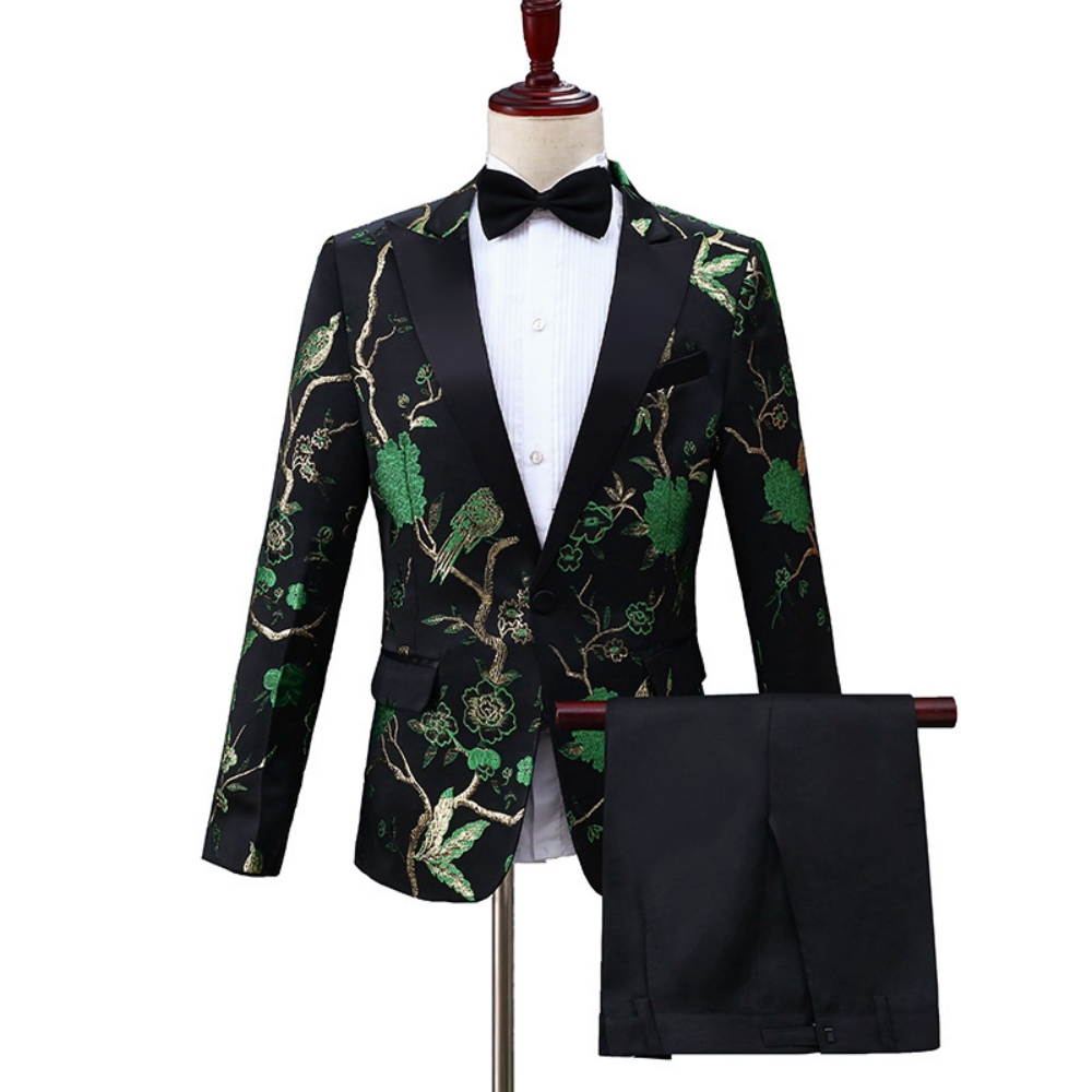 2026 novo requintado jacquard  - Men Formal Party Wear Outfit avaliação e preço