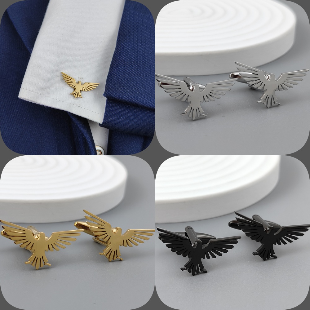 Abotoaduras banhadas a ouro Fl - Men Formal Wear Shirts avaliação e preço