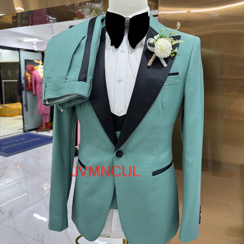 Conjunto Masculino de 3 Peças  - Men Formal Party Wear Outfit avaliação e preço