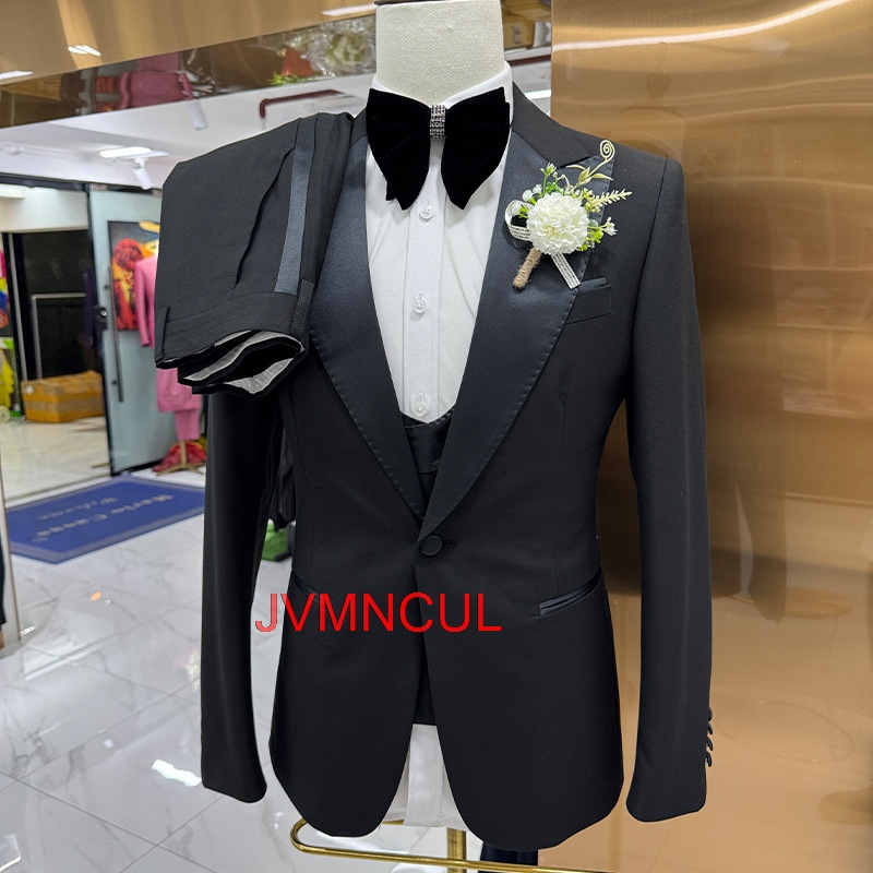 Conjunto Masculino de 3 Peças  - Men Formal Party Wear Outfit avaliação e preço