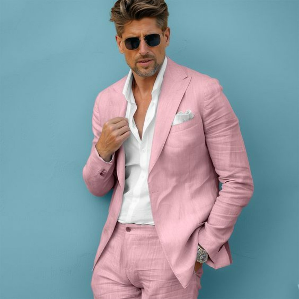 Conjunto de Terno Masculino de - Men Formal Wear For Summer avaliação e preço