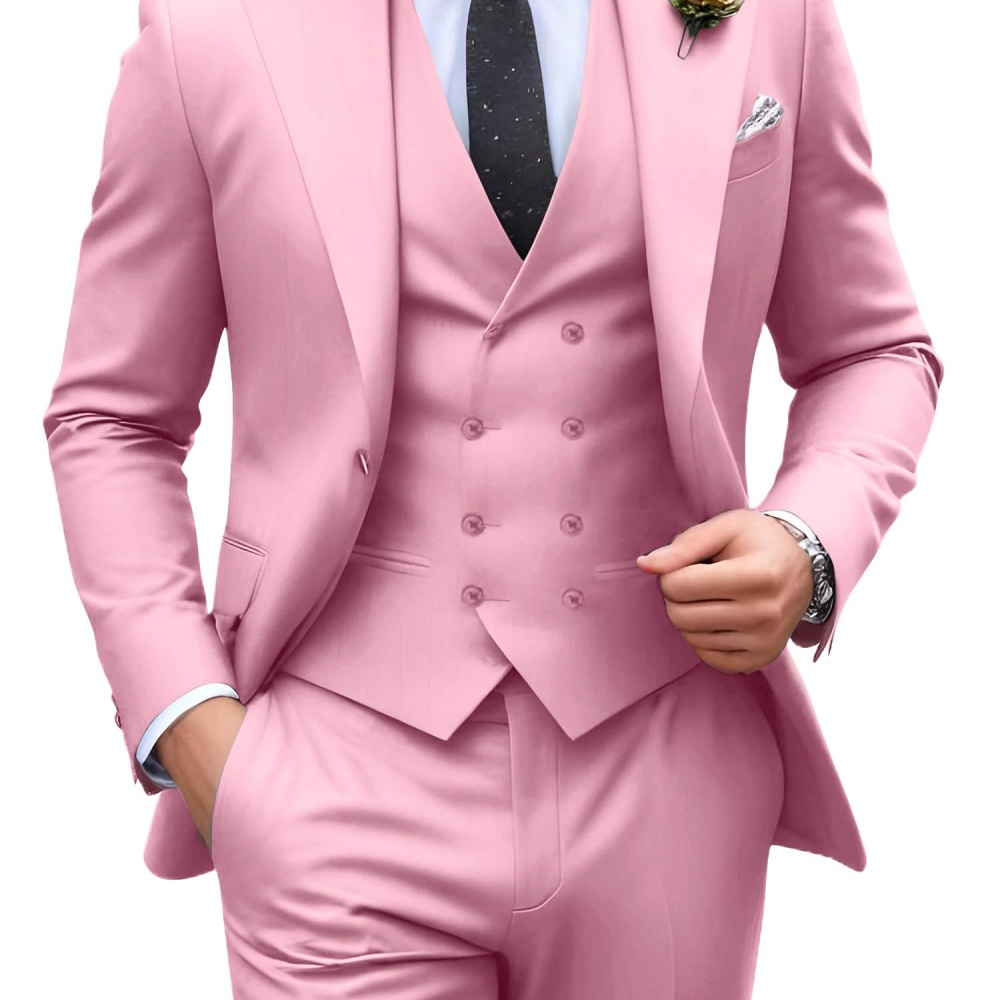 Conjunto de 3 peças de terno m - Men Formal Party Wear Outfit avaliação e preço