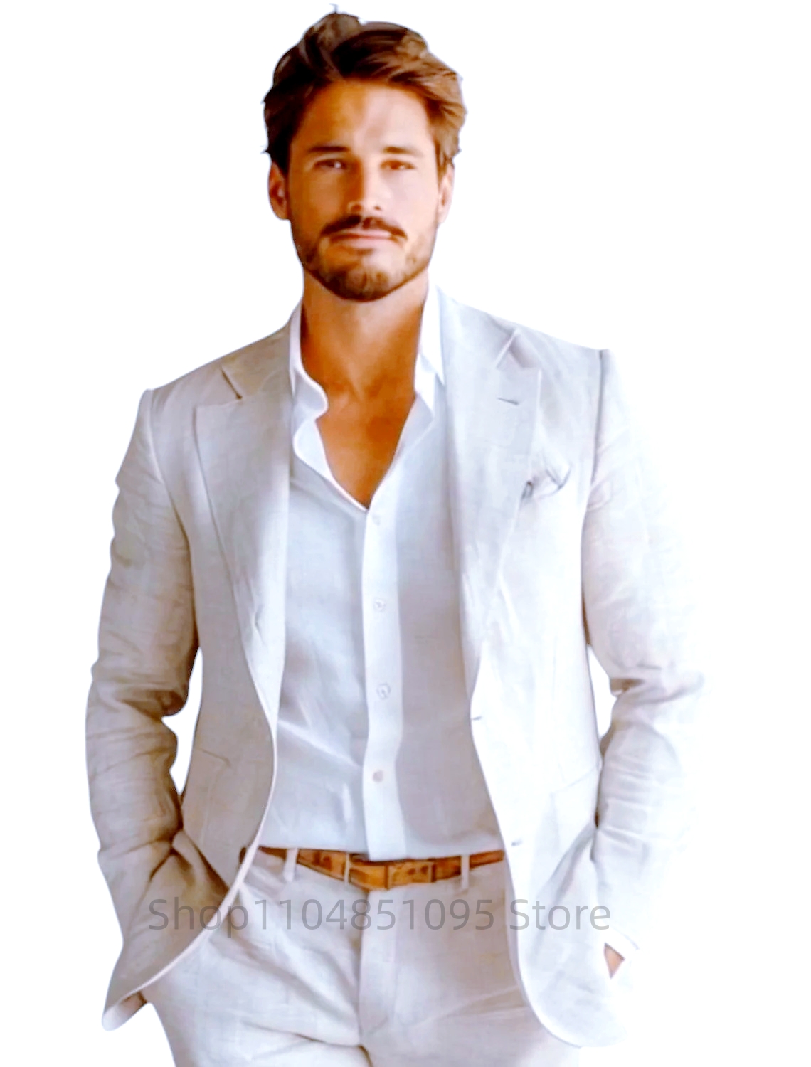 Blazer Masculino Azul Slim Fit - Men Formal Wear For Summer avaliação e preço
