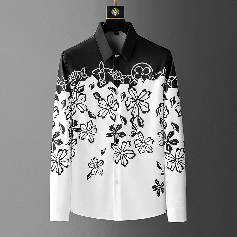 Luxo de alta qualidade dos hom - Men Formal Wear Shirts avaliação e preço