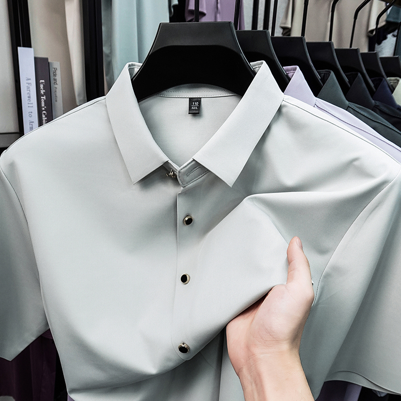 Camisa Social Masculina Casual - Men Formal Wear For Summer avaliação e preço